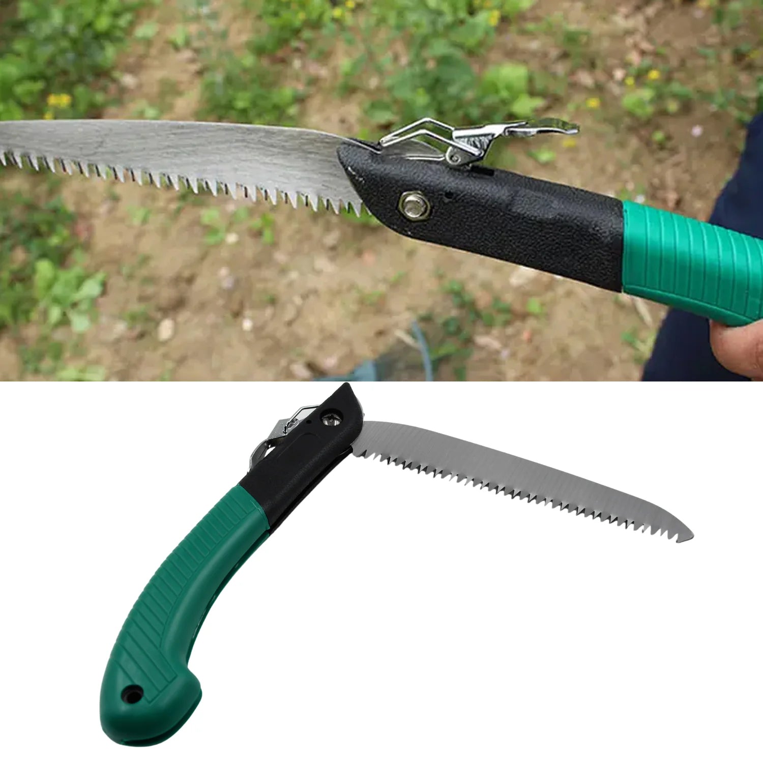 Handsaw for pruning and cutting, folding design for easy storage, suitable for various materials. Handsaw for pruning and cutting, folding design for easy storage, suitable for various materials.